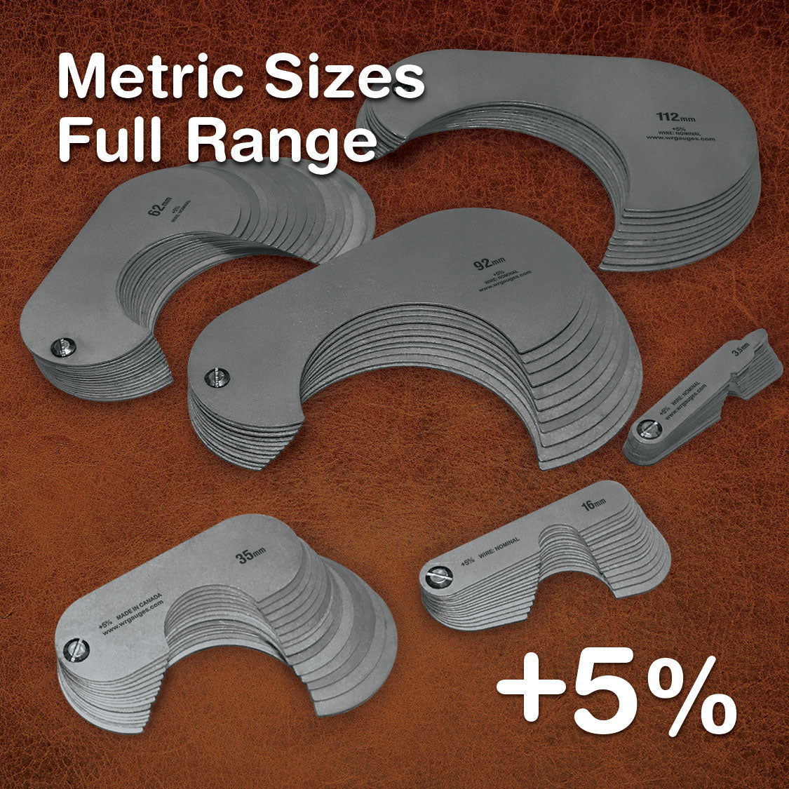 Stainless - Metric +5% All Sizes