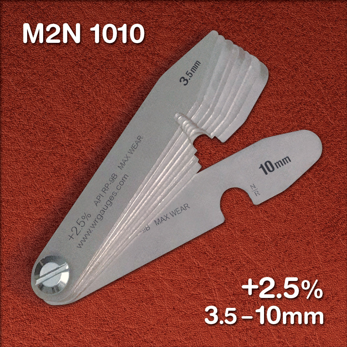 Stainless - Metric +2.5% (10 Gauge Sets)