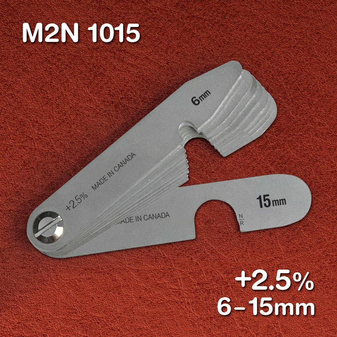 Stainless - Metric +2.5% (10 Gauge Sets)