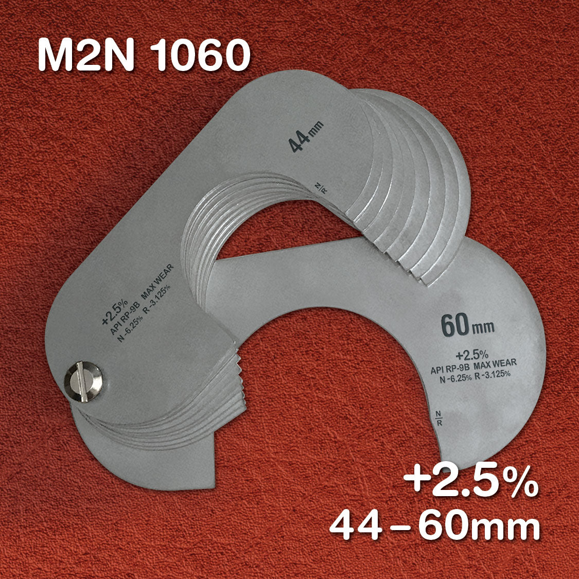 Stainless - Metric +2.5% (10 Gauge Sets)