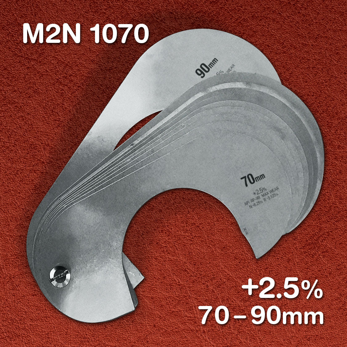 Stainless - Metric +2.5% (10 Gauge Sets)