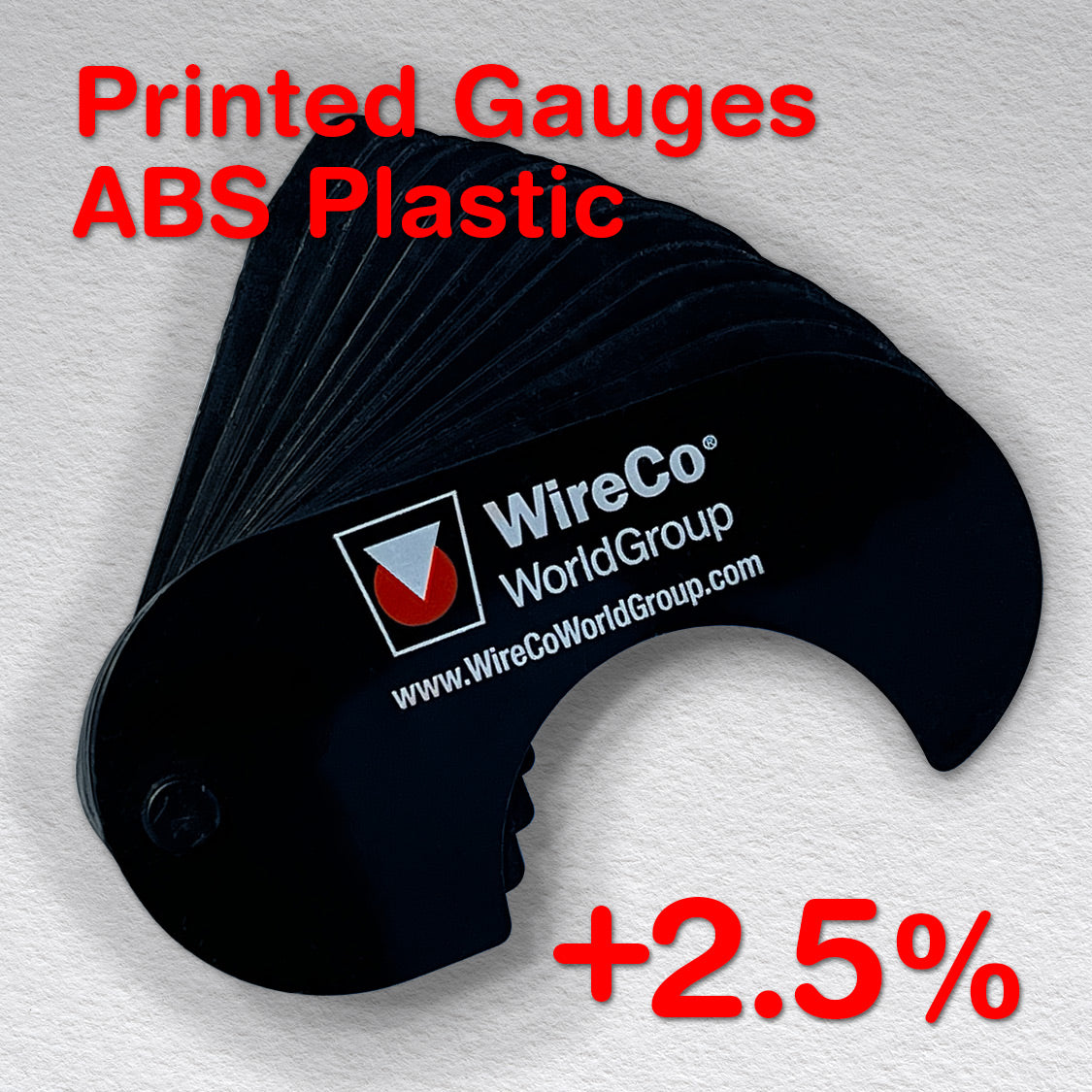 Plastic +2.5% - Printed