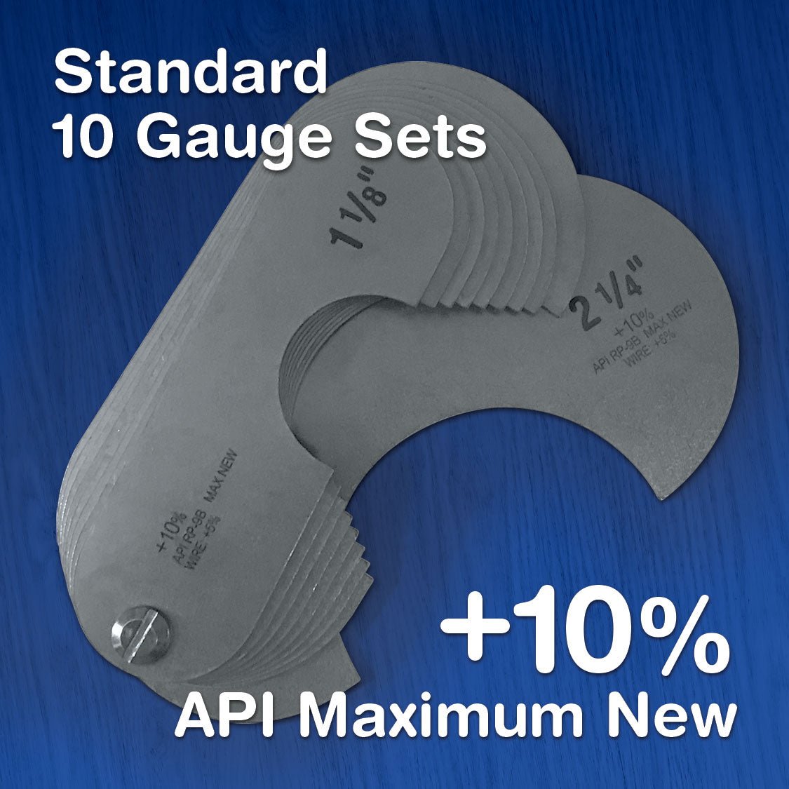 Stainless  - Standard +10%  (10 Gauge Sets)