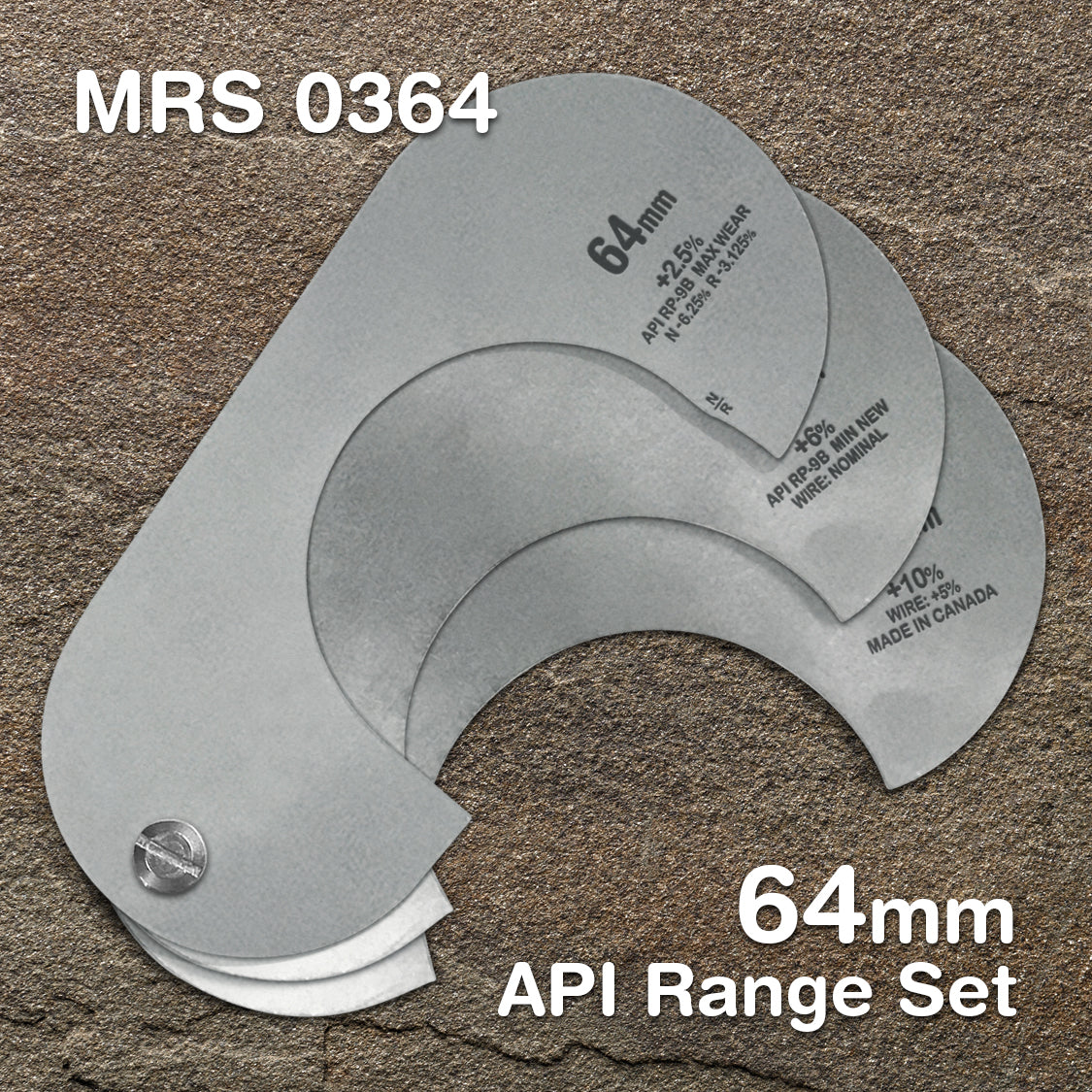 Stainless Range Sets - Metric - API RP 9B